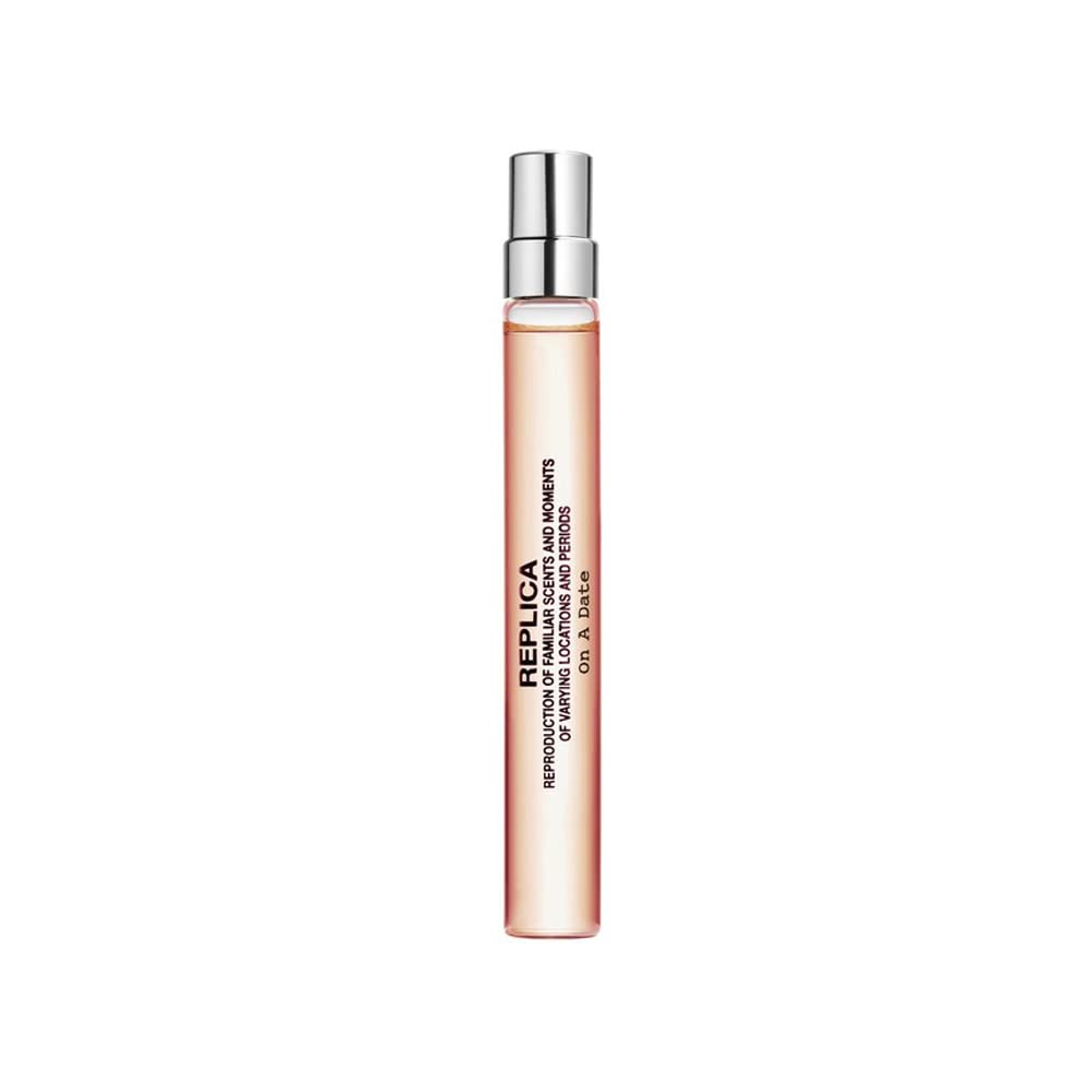 Maison Margiela ’Replica’ On A Date Travel Spray 0.33 Oz / 10 Ml Eau De Toilette Spray : Beauty & Personal Care