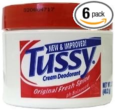 Tussy Deodorant Cream, 1.7 Ounces Original 6 Pack By Tussy : Beauty & Personal Care