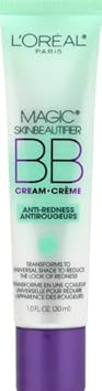 L'Oréal Paris Makeup Magic Skin Beautifier Bb Cream Tinted Moisturizer, Anti-Redness, 1 Fl Oz, 1 Count