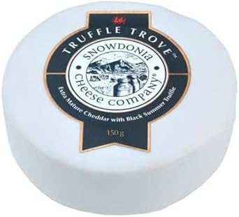 Triple Truffle Tasty Treat - 3 X Truffle Cheeses - Snowdonia 150G, Godminster 200G With Curds & Croust 165G