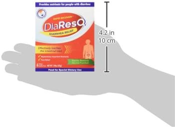 Diaresq Diarrhea & Immune Support Colostrum Drink Mix For Adults, 6 Ct, Rapid Recovery, Helps Restore Normal Intestinal Function, Vanilla Flavor : Health & Household