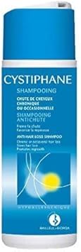 Biorga Cystiphane Hair Loss Shampoo 200Ml, Unscented, White, Adult, Unisex-Adults