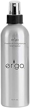 Ergo Modern Premium Air Freshener, Room Spray, Linen Spray, Aromatherapy Spray and Odor Eliminator, Luxury Quality Mist Spray Base (8oz Red Berry Currant) : Everything Else
