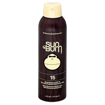 Sun Bum Original Spf 15 Sunscreen Spray |Vegan And Hawaii 104 Act Compliant (Octinoxate & Oxybenzone Free) Broad Spectrum Moisturizing Uva/Uvb Sunscreen With Vitamin E | 6 Oz