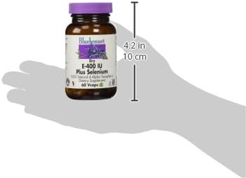 Bluebonnet Dry E-400 Iu Plus Selenium Vegetarian Capsules, 60 Count