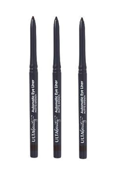 Ulta Beauty 3 Pack Automatic Eyeliner. Matte Black . Size 0.01 Oz