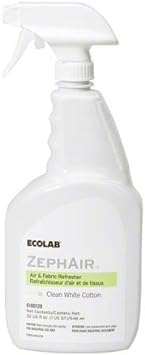 Zeph Air 00129 Clean White Cotton Air Freshener, Commercial-Grade Room Freshener, 32oz Spray (Each) : Health & Household