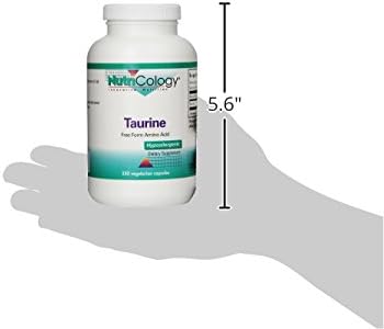 Nutricology Taurine, 1000 Mg, Vegicaps, 250-Count