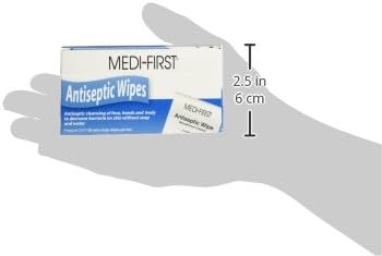 Medique Medi-First Antiseptic Wipes, Benzalkonium Chloride Cleansing Towelettes, 20 Pack - 21471