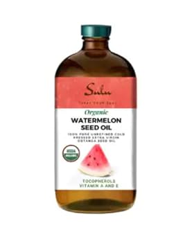 SULU ORGANICS 100% Pure Unrefined Cold Pressed Watermelon Seed Oil-Pure Ootanga Oil (1 Gallon/ 128 fl.oz) : Beauty & Personal Care