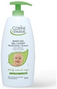 Baby Hair & Body Wash Gel With Organic Calendula - 96% Of Natural Origin