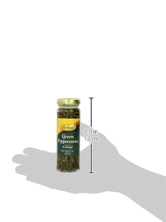 Roland Foods Green Peppercorns In Vinegar, Specialty Imported Food, 3.55 Fl Oz