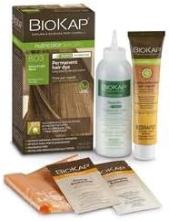 Natural Light Blond 8.03 Rapid Permanent Hair Dye 140 Ml By Biokap
