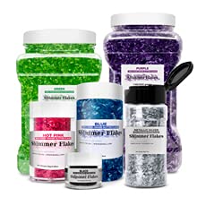 Bakell'S Red Shimmer Flakes (25G, 1X Container) | Vibrant Edible Glitter Flakes For Passionate Culinary Creations! : Grocery & Gourmet Food