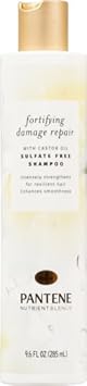 Pantene Nutrient Blends Fortifying Damage Repair Shampoo, Sulfate Free, 2.623 Fl Oz