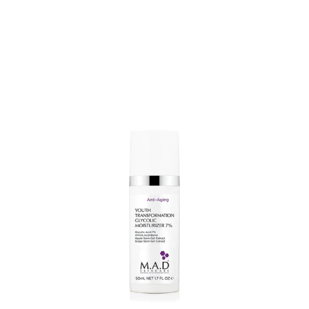 M.A.D Skincare Anti-Aging Youth Transformation Glycolic Moisturizer 7% : Beauty & Personal Care