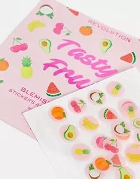 I Heart Revolution Tasty Fruit Spot Blemish Stickers, Acne Patch, 32 Pieces