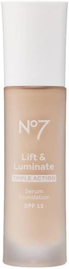 No7 Lift & Luminate Triple Action Serum Foundation (New Packaging) - Calico