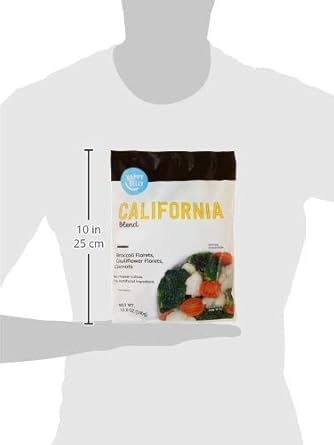 Amazon Brand - Happy Belly Frozen California Blend, Whole, 12 ounce (Pack of 1)