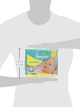 Pampers Swaddlers Diapers, Newborn (Up To 10 Lbs.), 20 Count