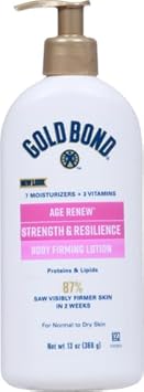 Gold Bond Age Renew Strength & Resilience Lotion, 13 Oz., With Proteins & Lipids For Aging & Mature Skin