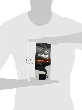 Lavazza 7511 Perfetto Ground Coffee, Espresso Roast, 12 Oz Bag