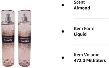 (Set of 2) - Bath & Body Works Fragrance Mist, A Thousand Wishes. 8fl oz/ 236ml Each by Bath & Body Works