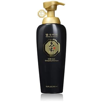 Daeng Gi Meo Ri- Ki Gold Energizing Shampoo, Good For Hair Loss, Restores Maximal Moisture Level, Gray Hair Prevention, 16.9Fl Oz