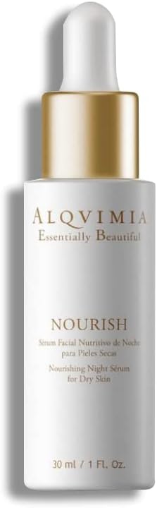 Alqvimia Essentially Beautiful Nourish Night Serum For Dry Skin, 30 ml