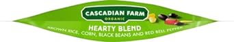 Cascadian Farm Organic Frozen Hearty Blend With Brown Rice, Corn, Black Beans and Red Bell Pepper, 12 oz. : Grocery & Gourmet Food