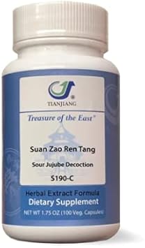 Sour Jujube Decoction - Suan Zao Ren Tang (5:1 Concentrated Herbal Extract Granules, 100 Capsules)