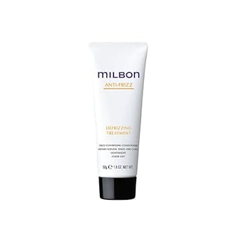 Milbon Anti Frizz Defrizzing Treatment 1.8 Oz Conditioner Travel Size : Beauty & Personal Care