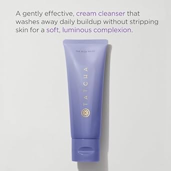 Tatcha The Rice Wash | Soft Cream Facial Cleanser Washes Away Buildup Without Stripping Skin For A Luminous Complexion 4 Oz