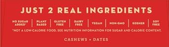 Larabar Cashew Cookie, Gluten Free Vegan Fruit & Nut Bar, 1.7 oz Bars, 6 Ct : Grocery & Gourmet Food