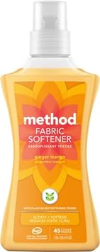 Method Fabric Softener; Ginger Mango; 53.5 Ounces; 45 Loads; 1 pack; Packaging May Vary