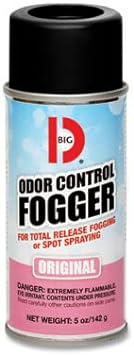 Eliminates Severe Odors That Cannot be reached by Traditional Methods. - Big D * Odor Control Fogger, 5oz Aerosol, 12/Carton : Health & Household