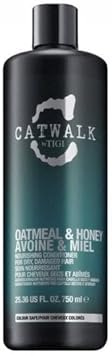 Catwalk By Tigi - Oatmeal & Honey Nourish Shampoo And Conditioner Set - Restoring Professional Haircare - Great For Dry And Damaged Hair - 2X750Ml