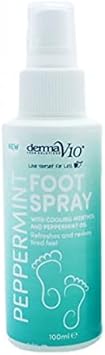 Derma V10 Peppermint Foot Spray, 100 Ml