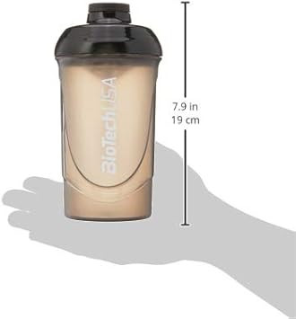 Biotech 600 Ml Negro Wave Shaker, Black