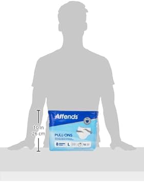 Attends 207468 Pull Ons Level 8 Incontinence Pant, Large (Pack Of 16)