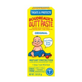 Boudreaux's Butt Paste Diaper Rash Ointment, Zinc Oxide, 2-Ounce Box (Pack of 4)