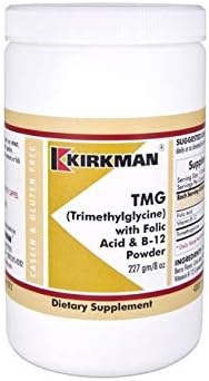 Kirkman - TMG with Folic Acid & B-12 Powder 8oz : Health & Household