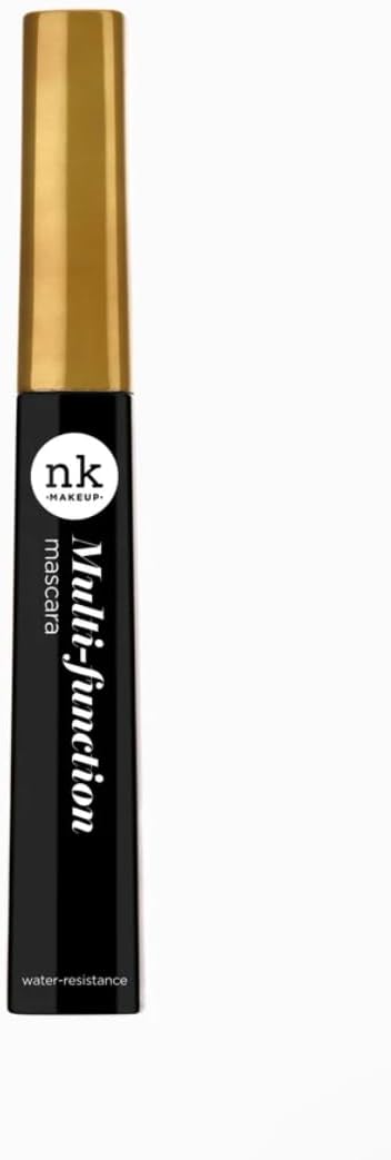 Nicka K Liquid Mascara - Black, Water Resistant, Easy To Apply, Smudge Proof, Last All Day, Makeup, Enhance Your Eyelashes