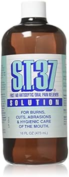 First Aid St 37 Antiseptic Pain Reliever Solution 16 Oz : Health & Household