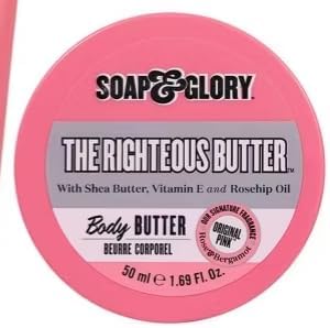 Soap & Glory Pink Gloriously 3 Piece Gift Set, 1 X 75 Ml Hand Food, 1 X 50 Ml Hand Food, 1 X 100 G Body Butter