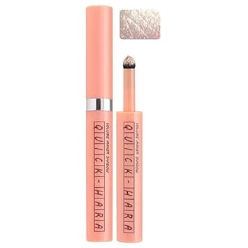 Shimmer Glitter Eye Maker Volume Eyeshadow Stick Quick-Hara Glitter Eye Makeup K-Beauty #01 Morning Sunlight Long Lasting Sparkle Glow Light