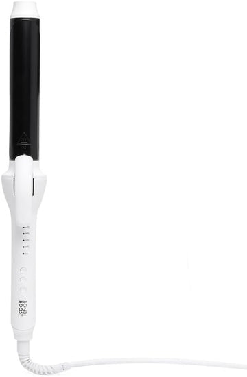 Bondiboost Clever Curler Curling Iron, 1.25 Inch Barrel For Beautiful & Natural Looking Waves/Curls, Infrared Heating + 360 Swivel Cord + 4 Heat Options & Quick Heat-Up, Includes Heat Styling Glove