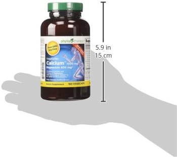 Vegetarian Calcium With Magnesium Capsules, 180 Count