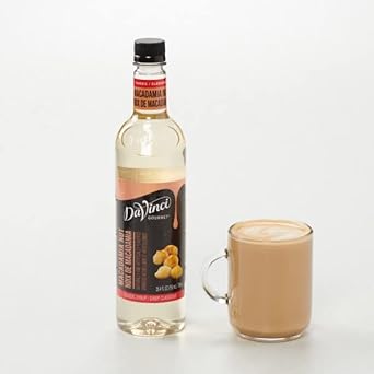 Davinci Gourmet Classic Macadamia Nut Syrup, 25.4 Fluid Ounce (Pack Of 4)