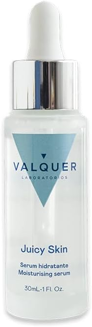 Valquer Laboratories Moisturising Facial Serum With Bamboo Water And Hyaluronic Acid Super Moisturising 98% Natural Ingredients All Skin Types - 30Ml